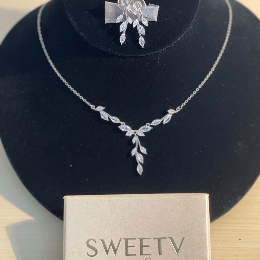 SWEETV Jewelry Set for Women- Cubic Zirconia -NWOT